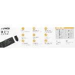 Комплект клавиатура+мышь A4Tech KK-3330 проводной, USB, 1200 DPI, чёрный