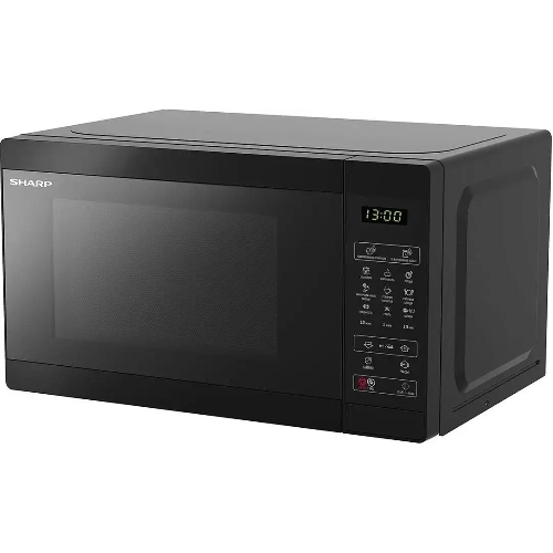 Микроволновая печь Sharp R-6800RK черный, 20 л, 800 Вт, переключатели - сенсор