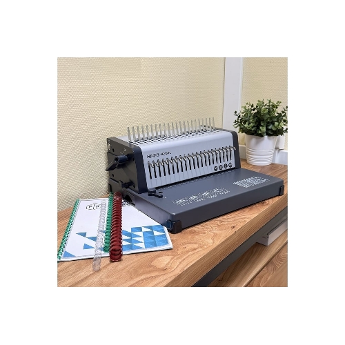 Переплетчик Office Kit B2130E A4/перф.35л.сшив/макс.500л./пластик.пруж. (6-51мм)/электр.