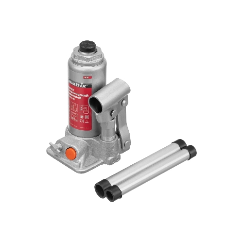 Домкрат гидравлический бутылочный Matrix, 2 т, h подъема 158–308 мм