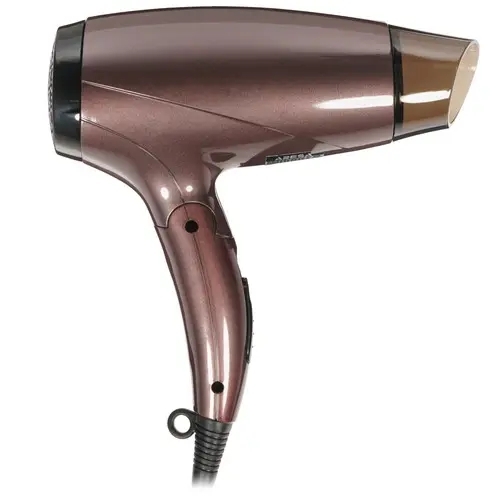 Фен ARESA AR-3214 коричневый/черный, 1250 Вт, компактный