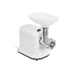 Мясорубка электрическая Sakura SA-6420SW белый, 1500 Вт, 1.4 кг/мин, реверс, защита от перегрузки, насадки - 4