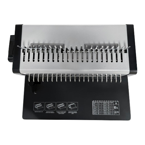 Переплетчик Office Kit B2130E A4/перф.35л.сшив/макс.500л./пластик.пруж. (6-51мм)/электр.
