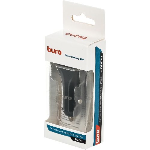 Автомобильное зарядное устройство Buro BUCK1 3A PD черный