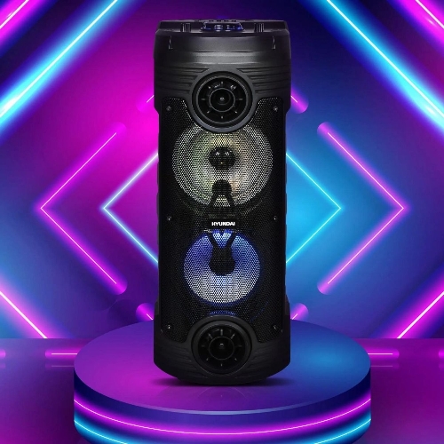 Минисистема Hyundai H-MC170 черный 80Вт/FM/USB/BT/SD/MMC