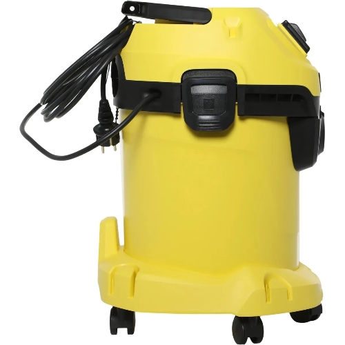Строительный пылесос Karcher WD 3 P V-17/4/20 Workshop желтый, 1000 Вт, уборка сухая/сбор воды/выдув, пылесборник мешок/контейнер, 17 л