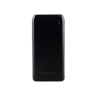 Портативный аккумулятор Rexant Power Bank (аккумуляторная батарея) 20000 mAh с Quick Charge и Power Delivery, черное