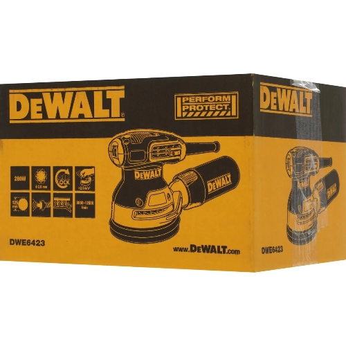 Эксцентриковая шлифовальная машина DeWalt DWE6423-QS 250Вт