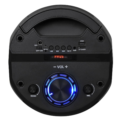 Минисистема Hyundai H-MC170 черный 80Вт/FM/USB/BT/SD/MMC
