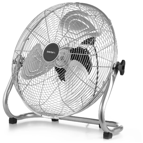Вентилятор Centek CT-5030 серебристый/чёрный, напольный, 100 Вт, 3 скорости, 38 см