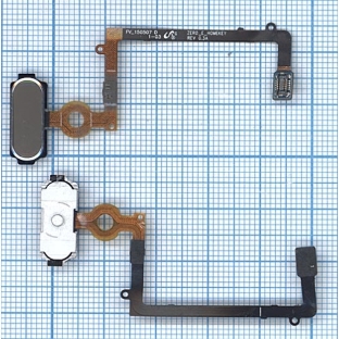 Кнопка HOME в сборе с механизмом и шлейфом для Samsung Galaxy S6 Edge SM-G925F, золотая