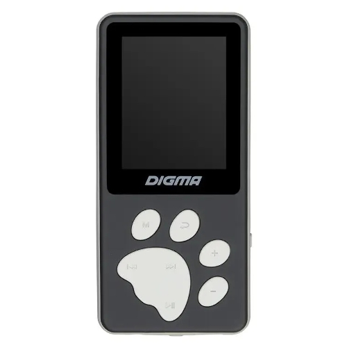 Плеер Hi-Fi Flash Digma S4 8Gb черный/серый/1.8"/FM/microSDHC