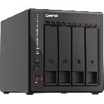 Сетевое хранилище SMB QNAP TS-453E-8G NAS, 4-tray w/o HDD. 2xHDMI-port. 4-core Celeron J6412 2-2.6 GHz, 8Gb DDR, 2x2.5Gb LAN, 2 x M.2 2280 PCIe Gen 3 x2, 2x USB 3.2 Gen 2 (10Gbps) Port, 2x USB 2.0 port