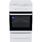 Плита электрическая Hansa FCEW53000 белый, конфорок 4 шт, духовка 68 л, 50 см x 85 см x 60 см
