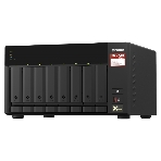 Сетевое хранилище без дисков SMB QNAP TS-873A-8G NAS, 8 trays 3,5"/2,5", 2x2,5 GbE BASE-T, 2 x M.2 NVMe 2280 slots, quad-core AMD Ryzen V1500B 2,2 GHz, 8 Gb SO-DIMM DDR4 (1 x 8 Gb) up to 64Gb (2x32 Gb)