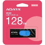 Флешка USB ADATA UV320 (AUV320-128G-RBKBL), 128Gb, USB 3.2, R/W 100/30, черный/голубой