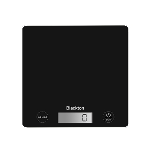 Весы кухонные Blackton Bt KS1003 Black. Тип управления: сенсорное, дисплей LCD, диапазон измерений: 1 - 10000 г, количество высокочувствительных датчиков: 4, выбор единиц измерения: грамм, килограмм, фунт, унция, интервал измерения: 1 г, максимальный вес: 10 кг, функция вычета веса тары, индикация перегрузки, индикатор замены батарейки, автоматическое и ручное отключение, автообнуление, материал корпуса: закаленное стекло, нескользящие ножки, источник питания: 1 х CR2032, номинальное напряжение: 3 В"