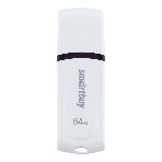 Флешка USB Smartbuy Paean white (SB64GBPN-W), 64Gb, USB 2.0, R/W 25/15, белый