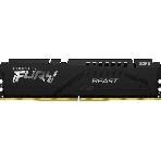 Оперативная память Kingston Fury Beast, DDR5, 16Gb (1x16GB), 5600MHz, CL36, DIMM, с радиатором, черный