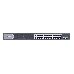 Коммутатор Hikvision DS-3E0526P-E/M, 24×1 Гбит/с PoE+ + 2×1 Гбит/с SFP, неуправляемый