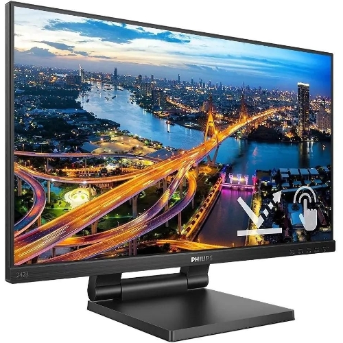 Монитор 23.8" Philips 242B1TC IPS 1920x1080, 75 Гц, 4 мс, 16:9, 250 кд/м2, 1xHDMI, 1xDP, 1xVGA, 4xUSB 3.2, сенсорный, выход на наушники, черный