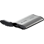 Внешний SSD ADATA SD810, 2TB, USB 3.2 Gen 2x2 Type-C, R/W 2000/2000, серебристый