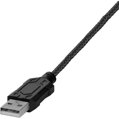 Гарнитура Oklick HS-L930G чёрный/синий, проводная, USB, подсветка