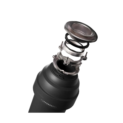 Измельчитель пищевых отходов Kuppersberg WS 550 B, High-Tech, мощность 550 Вт, 3400-3800 об/мин, защита от перегрева, авто выключение, DC мотор, шумоизоляция, уровень шума 70 дБ, черный