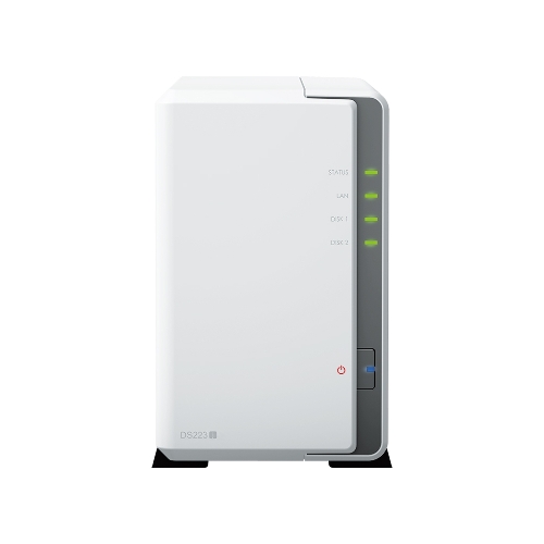 СХД настольное исполнение SYNOLOGY 2BAY NO HDD DS223J