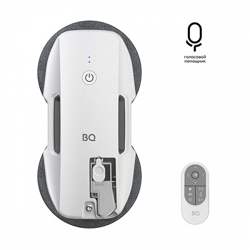 Робот-мойщик окон BQ WR201S белый. Мощность 90 Вт/Объем 20 мл/Объем для чистящего средства 100мл/Параметры электропитания 100-240 В,50-60 Гц/Страховочный трос 5м/Минимальная рабочая зона 35х35см/Планирования пути IQ навигатор"
