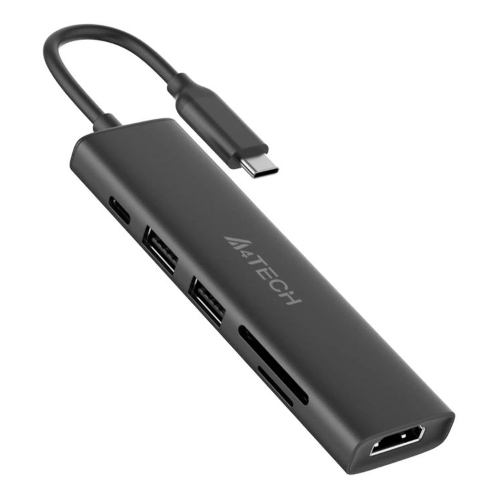 USB-концентратор A4Tech DST-60C, USB Type-C, USB/HDMI/SD, USB Type-C