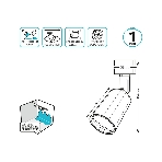 Светильник Gauss TR090 4000K цв.св.:белый нейтральный черный