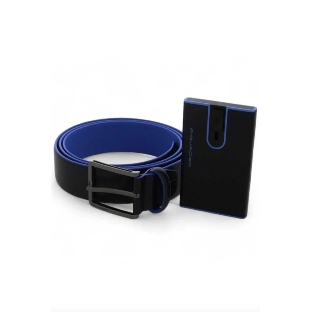 Ремень мужской Piquadro Blue Square CUBOX15B2R/N черный натур.кожа