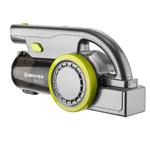 Пылесос вертикальный BRAYER BR4262 черный/желтый, питание от аккумулятора, 200 Вт, уборка сухая, пылесборник 1 л