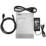 Монитор 23.8" AOC Q24V4EA IPS 2560x1440, 75 Гц, 4 мс, 16:9, 250 кд/м², HDMI, DisplayPort, встроенные динамики, черный