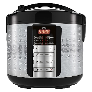 Мультиварка JVC JK-MC500 черный/серебристый, 4 л, 860 Вт, кнопки, 11 программ