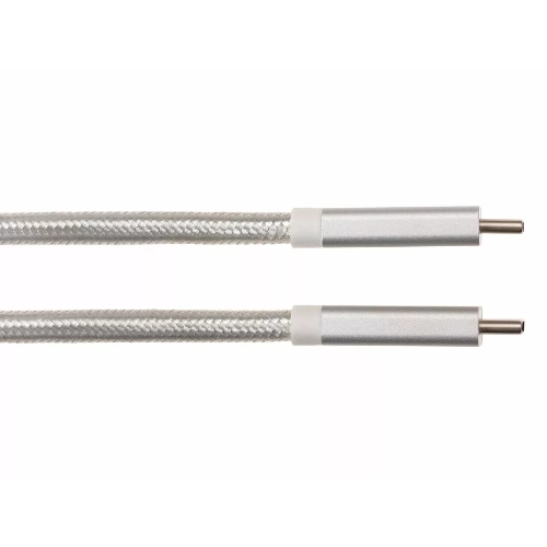 Кабель USB 3.1 Type Cm -- Cm IC 5А 10Gbs длина 1M, Telecom TC420S серебряный