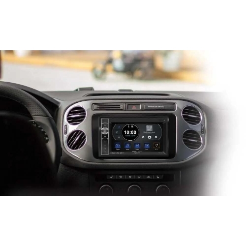 Автомагнитола Prology MPV-120, 2 DIN, 6.2", Bluetooth, USB Type-A, AUX, пульт ДУ
