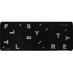 Коврик для мыши A4Tech FStyler FP75 черный/белый 750x300x2мм