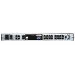 KVM консоль с переключателем ATEN 1L/1R 16p C5 D.Rail LCD KVM over IP SW