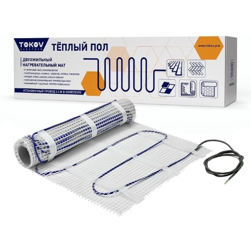 Комплект "Теплый пол" (мат) 150Вт/кв.м 3кв.м TOKOV ELECTRIC TKE-MAT150-450-3