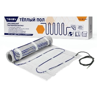 Комплект "Теплый пол" (мат) 150Вт/кв.м 1кв.м TOKOV ELECTRIC TKE-MAT150-150-1