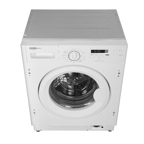 Стиральная машина встраиваемая HOMSair WMB148WH белый, загрузка фронтальная 8 кг, 1400 об/мин, класс A+++