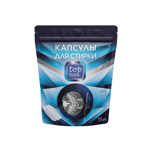 Капсулы для стирки, 15 шт. не содержит фосфатов и отдушек, удаляет даже сильные загрязнения, хорошо выполаскивается. Подходит для белого и цветного белья из всех типов ткани, кроме шерсти и шелка. Специально разработан для стирки при температуре 30-90 °С во всех типах стиральных машин и вручную. Безопасен для септиков.