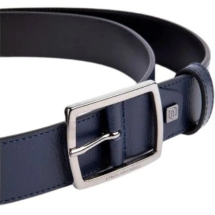 Ремень мужской Piquadro Modus CU6744MOS/BLU 125х3.5 см синий натур.кожа