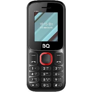 Мобильный телефон BQ 1848 Step+ черный/красный