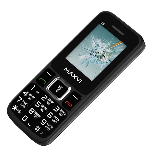 Мобильный телефон Maxvi C3i черный
