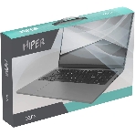 Ноутбук Hiper DZEN 15.6" IPS Intel Core i5 1135G7 8Gb/256SSDGb/noDVD/Int:Intel UHD Graphics/Cam/BT/WiFi/43.8WHr/war 1y/1.7kg/Silver/DOS
