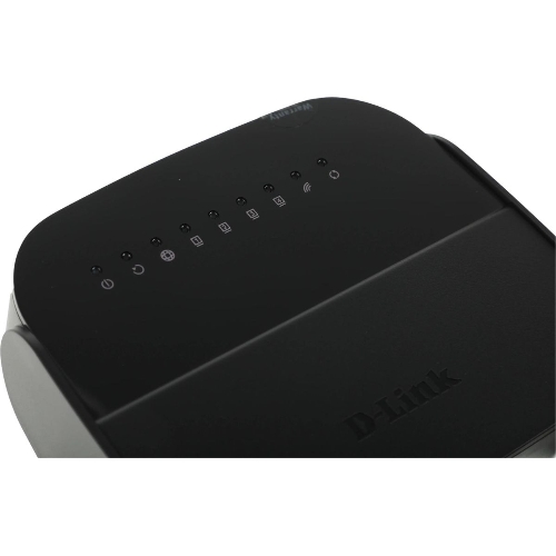 Роутер беспроводной D-Link DSL-2640U/R1A ADSL2+ черный ANNEX А