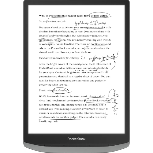 Электронная книга PocketBook Inc Pad X Pro Mist серый (PB1040D-M-WW)